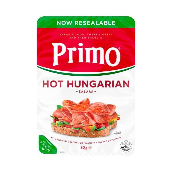 Primo Hot Hungarian Salami | 80g