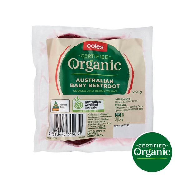 Coles Organic Baby Beetroot | 250g