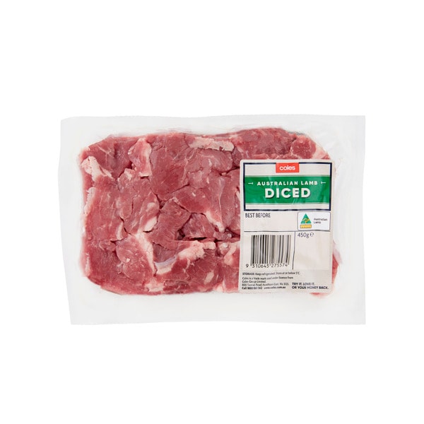 Coles Lamb Leg Diced | 450g