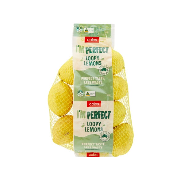 Coles I'M Perfect Lemons Prepacked | 1kg