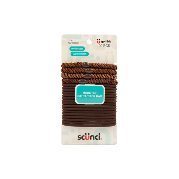 Scunci Elastics Super Stretch | 20 pack