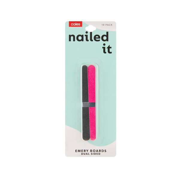 Coles Emery Board | 10 pack