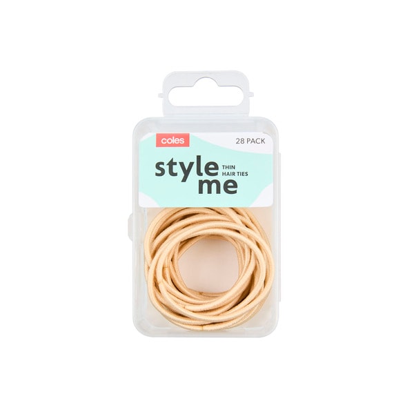 Coles Thin Blonde Ponytailers | 28 pack
