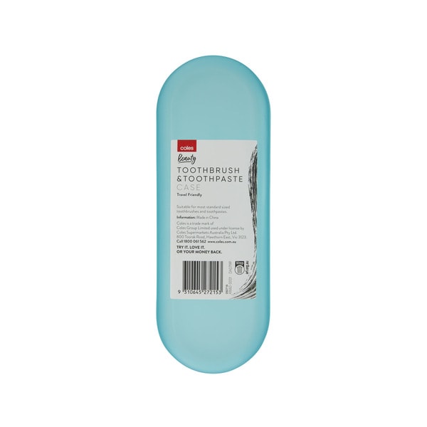 Coles Toothbrush Toothpaste Case | 1 pack
