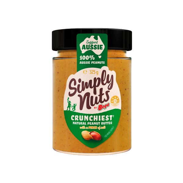 Bega Simply Nuts The Crunchiest Peanut Butter | 325g