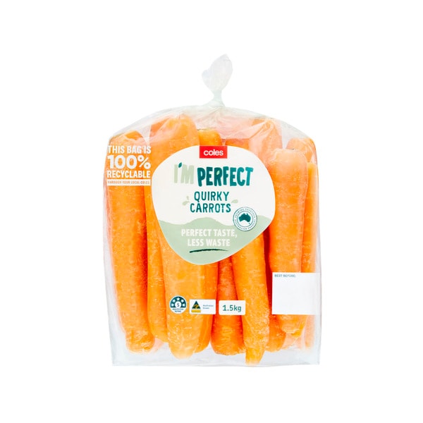 Coles I'M Perfect Carrots Prepacked | 1.5kg