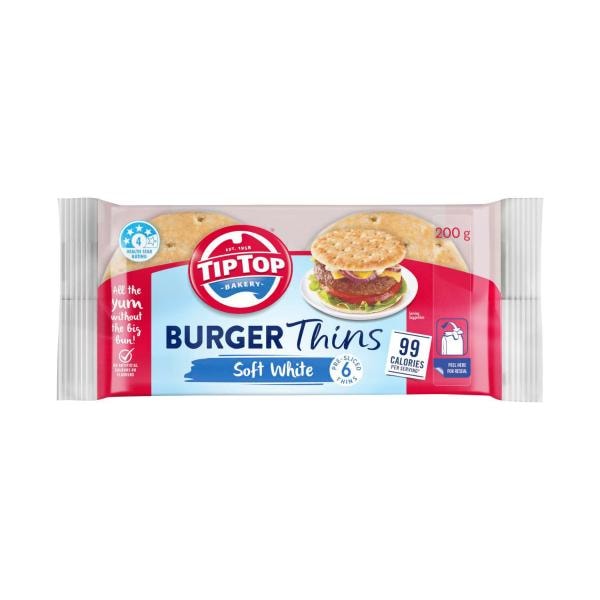 Tip Top Burger Thins | 200g