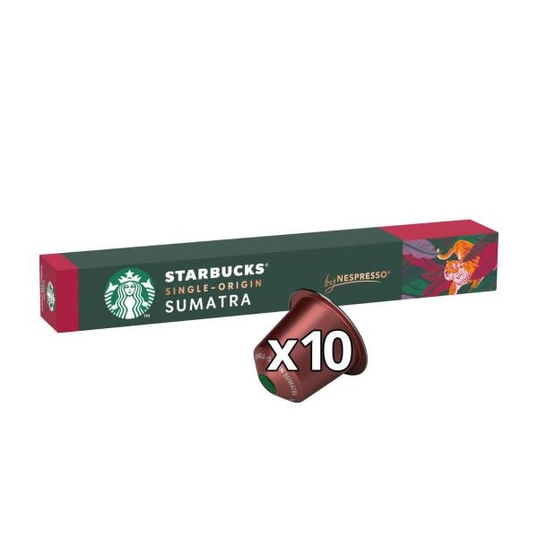 Starbucks By Nespresso Single Origin Coffee Sumatra Capsules | 10 pack
