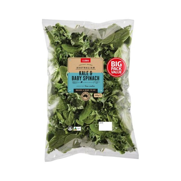 Coles Spinach And Kale | 300g