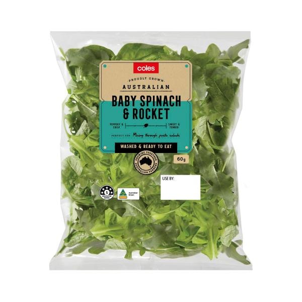 Coles Spinach & Rocket | 60g