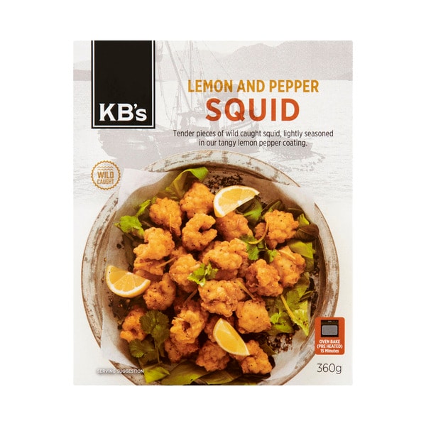 KB Lemon & Pepper Squid | 360g