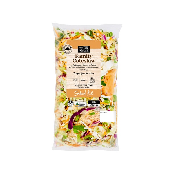 Coles Kitchen Family Coleslaw Kit | 520g
