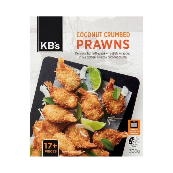 KB's Coconut Crumbed Prawns | 300g