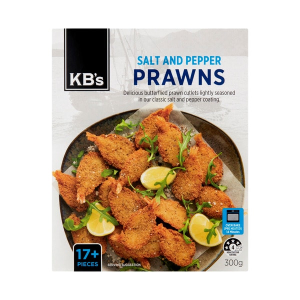 KB Salt & Pepper Prawns | 300g