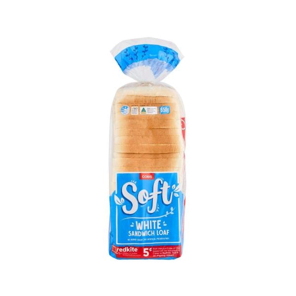 Coles Soft White Sandwich | 650g