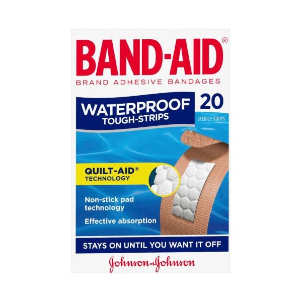 Band-Aid Waterproof Tough Strips | 20 pack