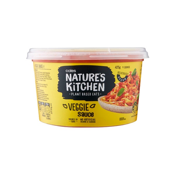 Coles Nature's Kitchen Veggie Sauce | 425g