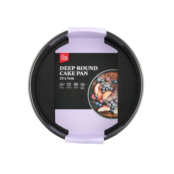 Cook & Dine Deep Round Cake Tin 24cm | 1 each