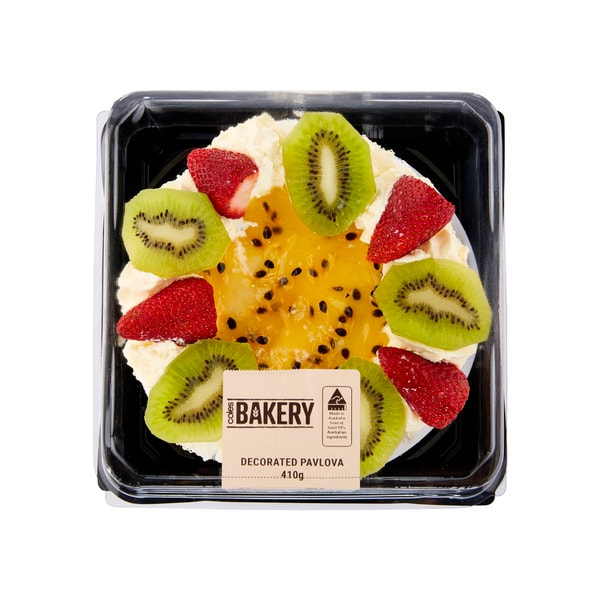 Coles Bakery Passionfruit Decorated Pavlova | 410g