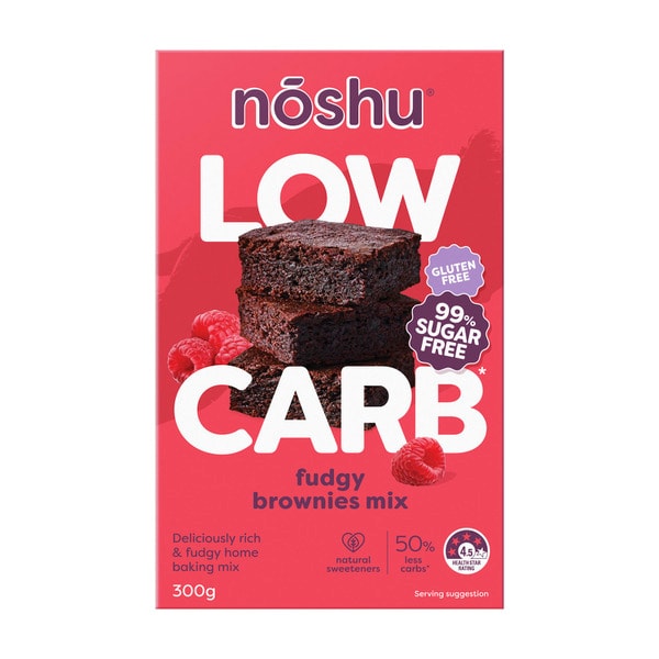Noshu 99% Sugar Free Fudgy Brownies Mix | 300g