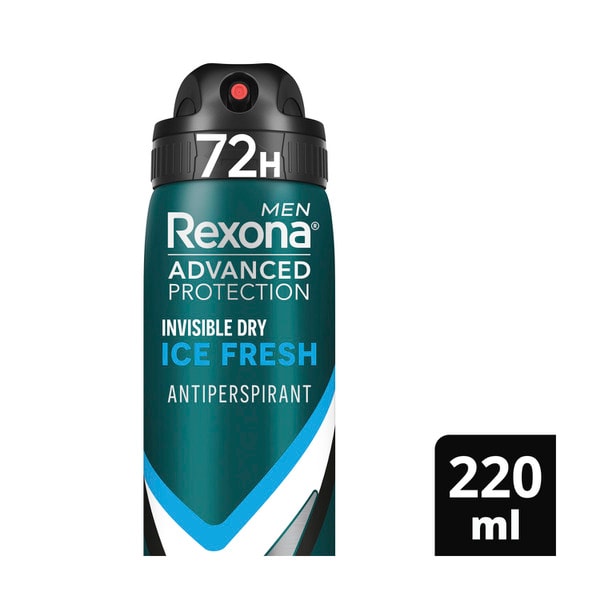 Rexona Men Antiperspirant Aerosol Advanced Invisible Ice Fresh | 220mL