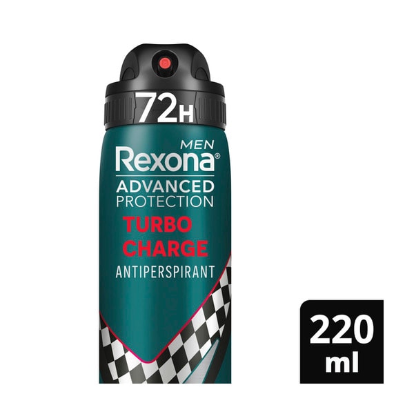 Rexona Men Antiperspirant Aerosol Advanced Turbo Deodorant | 220mL