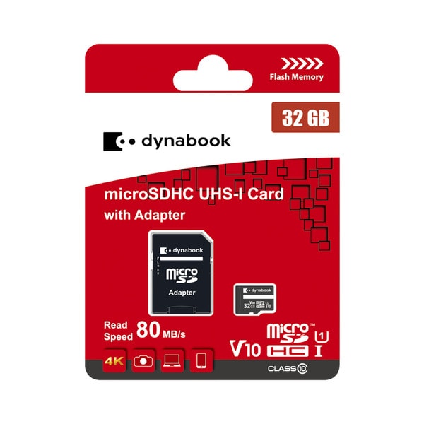 Dynabook SDMI Card 32GB UHS 1 Class 10 BW | 1 pack