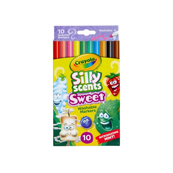 Crayola  Silly Scents Slim Markers | 10 pack