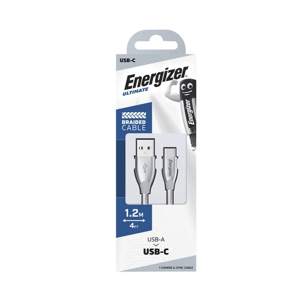 Energizer USB C Cable Braided 1.2M | 1 Pack