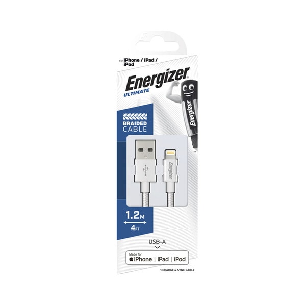 Energizer iPhone Cable Braided 1.2M | 1 Pack
