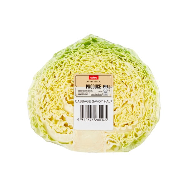 Coles Half Savoy Cabbage | 1 each