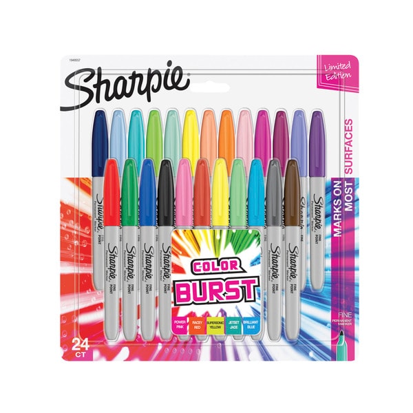 Sharpie Markers Fine Tip Colour Burst | 24 pack