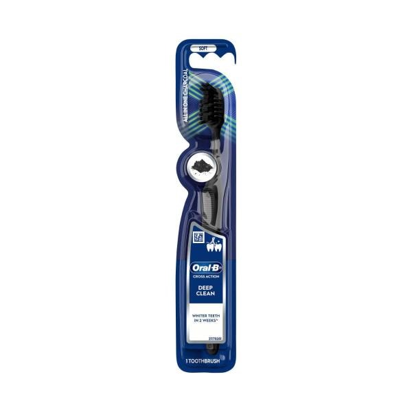 Oral B Charcoal White Toothbrush | 1 Pack