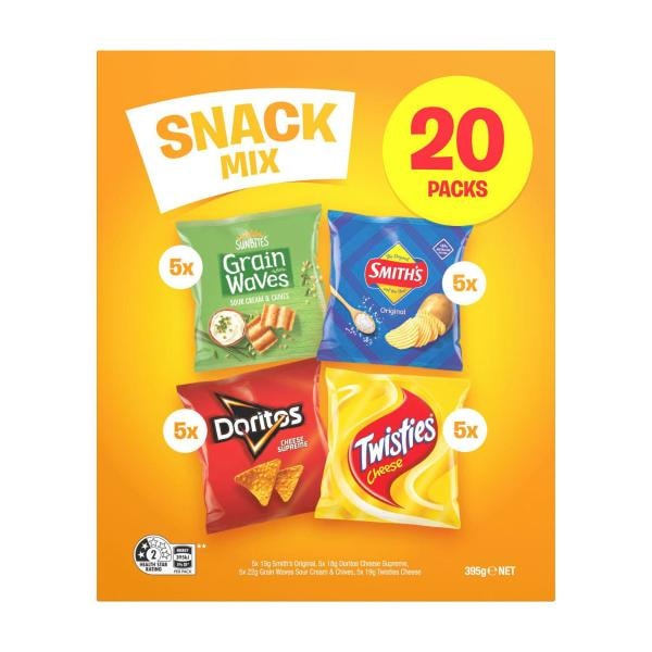 Smiths Snack Mix Variety Multipack 20 Pack | 395g