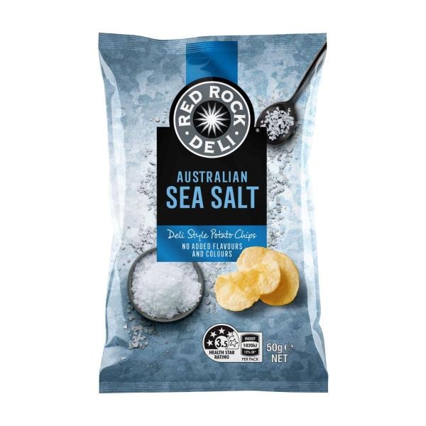 Red Rock Deli Sea Salt Potato Chips | 50g