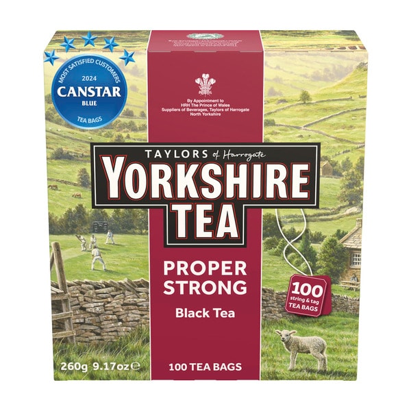 Taylors Of Harrogate Yorkshire Tea Proper Strong | 100 pack