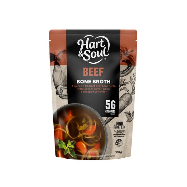 Hart & Soul Beef Low Calorie Bone Broth Soup | 350g