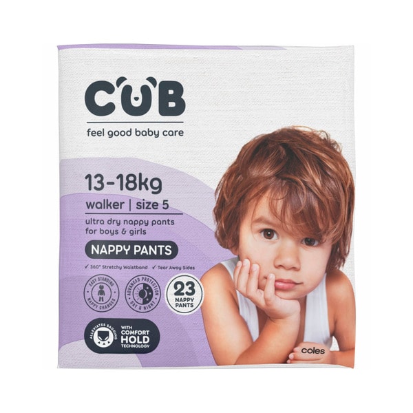CUB Walker Nappy Pants Size 5 | 23 pack