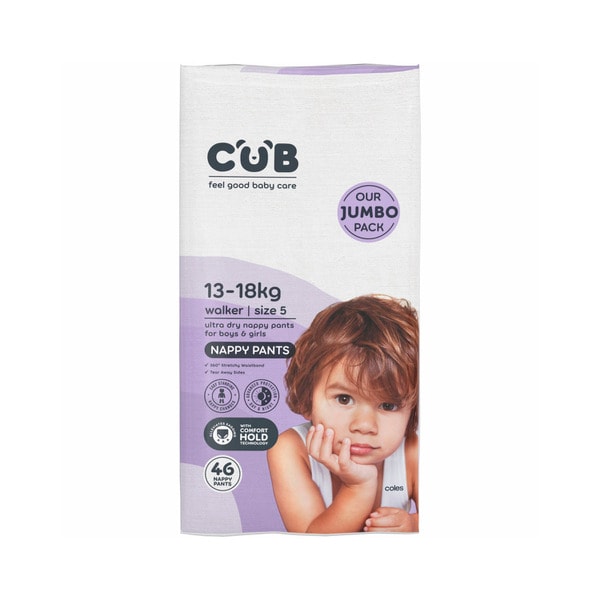 CUB Nappy Pants Walker Size 5 Jumbo | 46 pack
