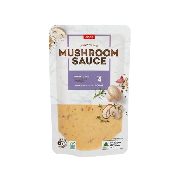 Coles Premium Mushroom Sauce | 200mL