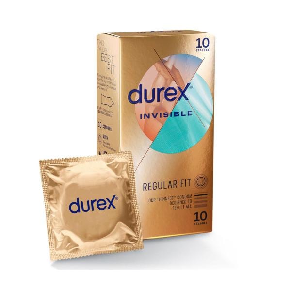 Durex Invisible Ultra Thin Condoms | 10 pack