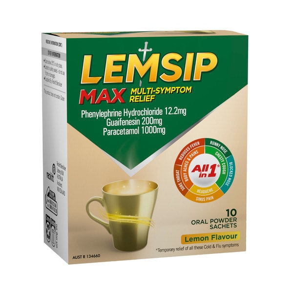 Lemsip All In One Hot Drinks | 10 pack