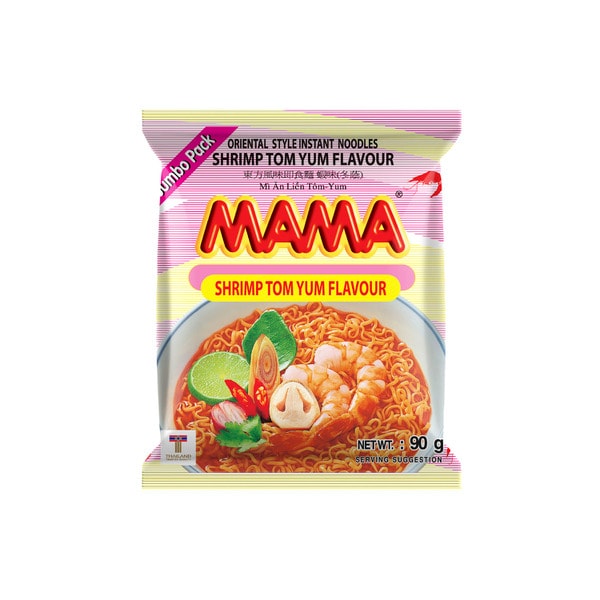Mama Shrimp Tom Yum Noodles Jumbo Pack | 90g