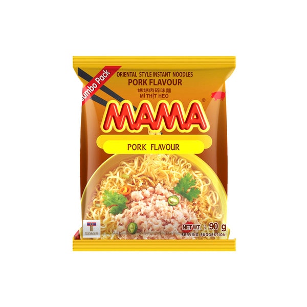 Mama Pork Noodles Jumbo Pack | 90g