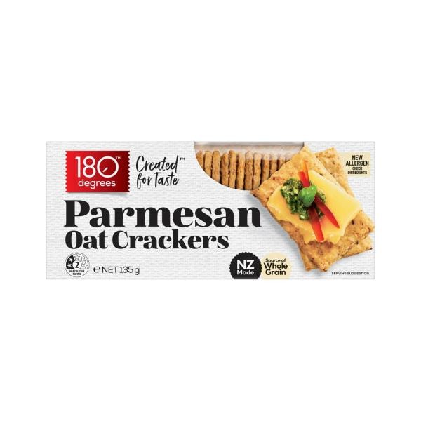 180 Degrees Parmesan Oat Crackers | 135g