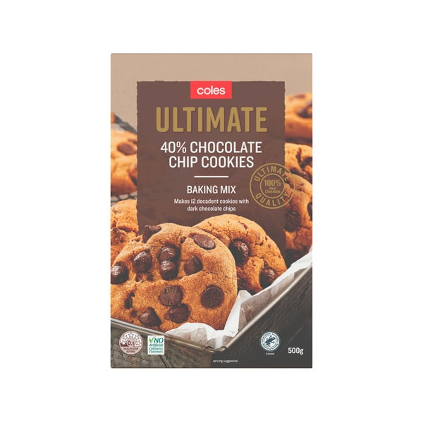 Coles Ultimate Choc Chip Cookie Baking Mix | 500g