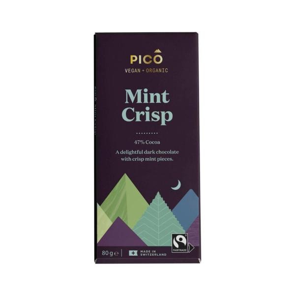 Pico Vegan Organic Chocolate Mint Crisp | 80g