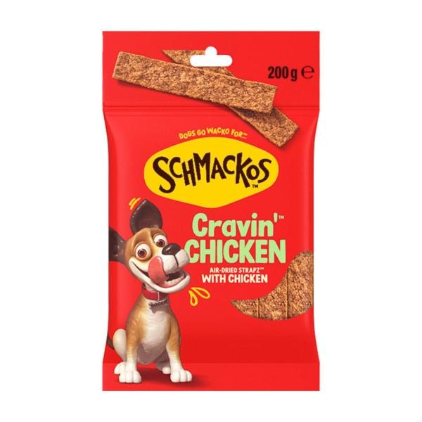 Schmackos Strapz With Chicken Dog Treats | 200g
