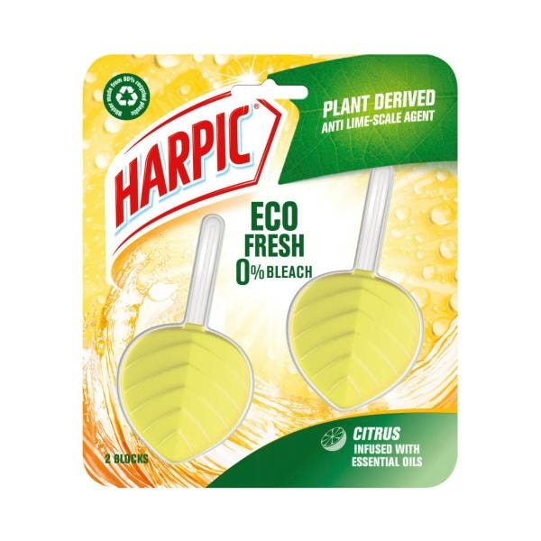 Harpic Eco Fresh In Bowl Cleaner Citrus 2 Pack | 70g