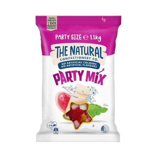 The Natural Confectionery Co. Party Mix Lollies Party Size | 1.1 kg